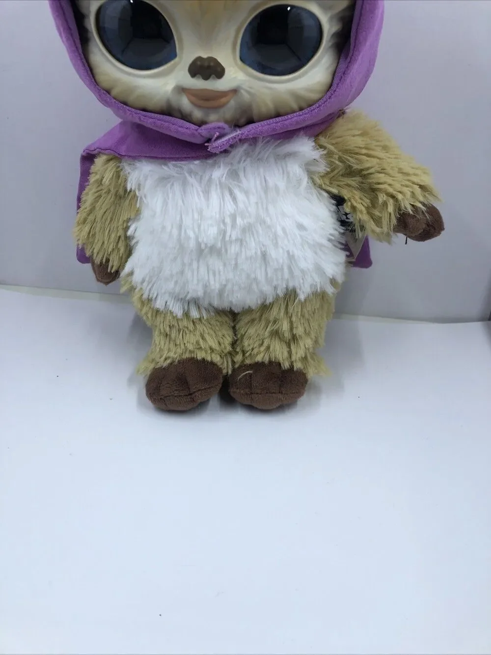 Disney Star Wars 10” Galactic Pals Ewok Girl Purple Hood 2022 Mattel